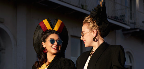 Styling hats with glasses