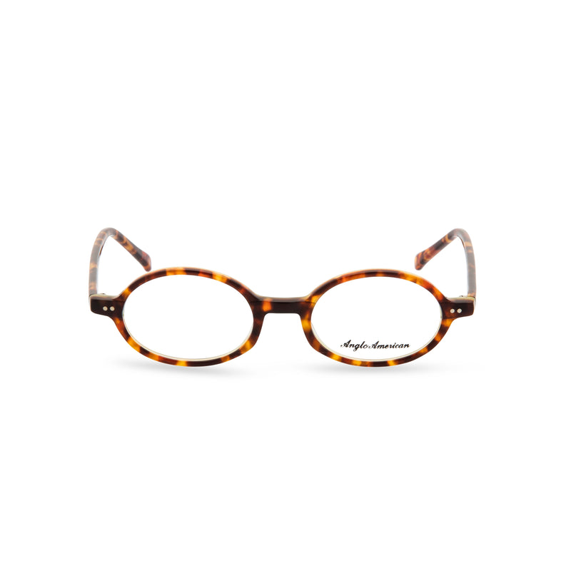 Anglo American Optical '401' - Oval Glasses Dark Tortoiseshell