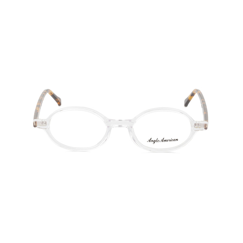 Anglo American Optical '401' - Oval Glasses Crystal Tortoiseshell