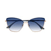 WM metal cat Sunglasses Blue Lodden front 80007 9031