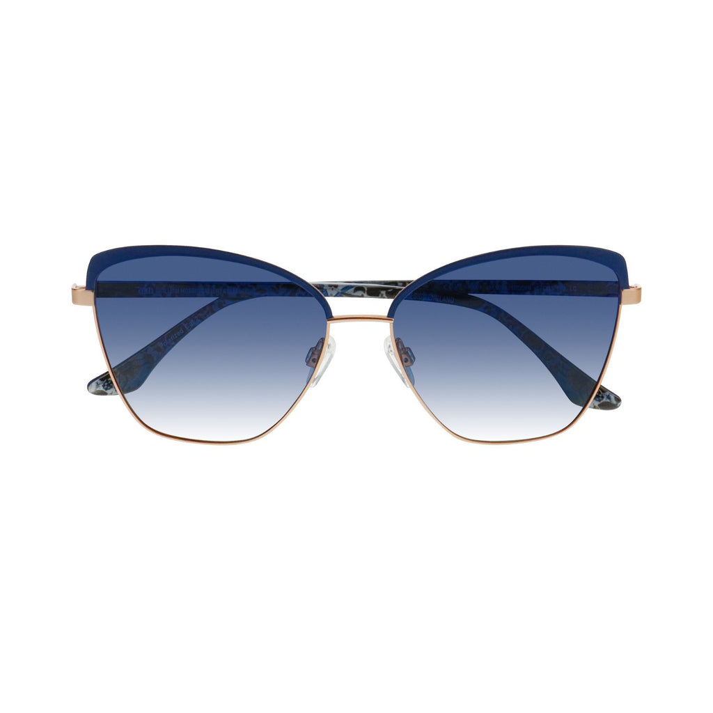 WM metal cat Sunglasses Blue Lodden front 80007 9031