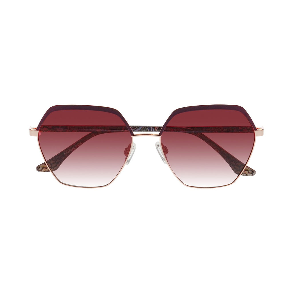 WM hexagon sunnies Plum Riverwind front 80008 3721