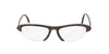 mercer oval half rim bronze front 