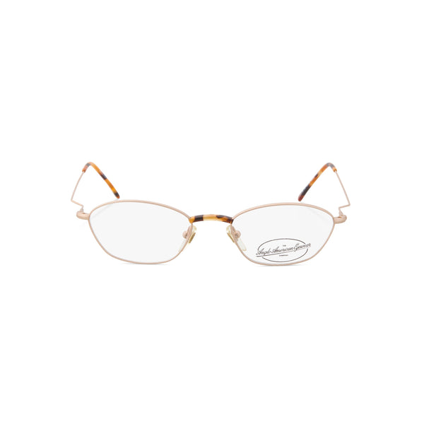 Gail metallic oval bronze tort front