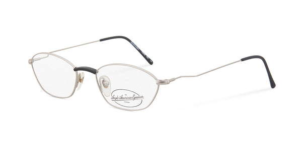 Gail Metallic Oval - Silver Black side