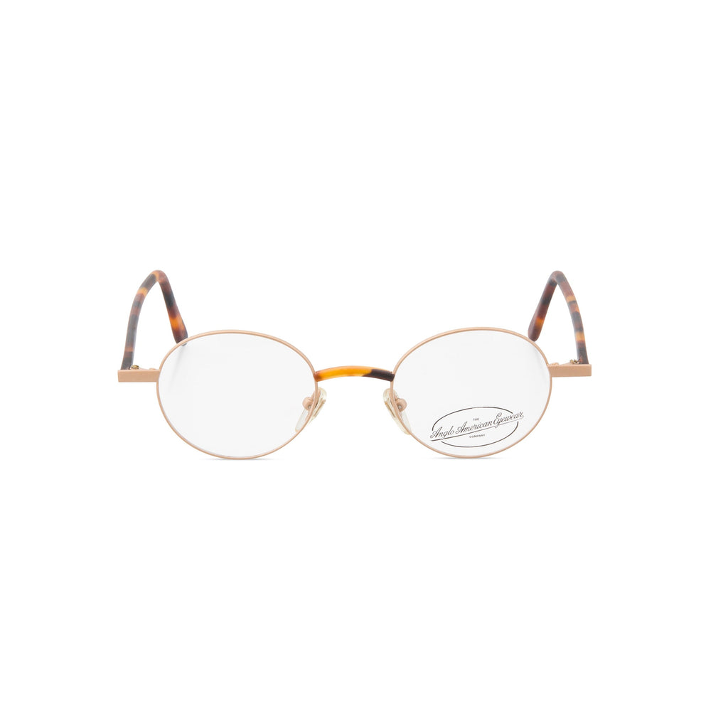 Darcy metallic oval bronze tort front