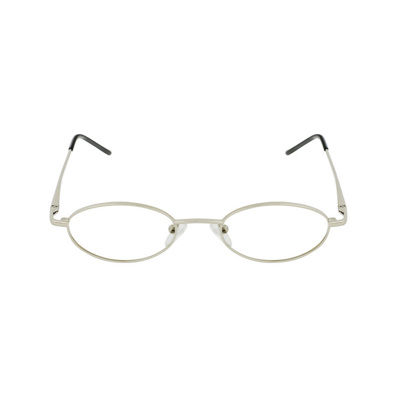 Adam Oval Glasses - Silver