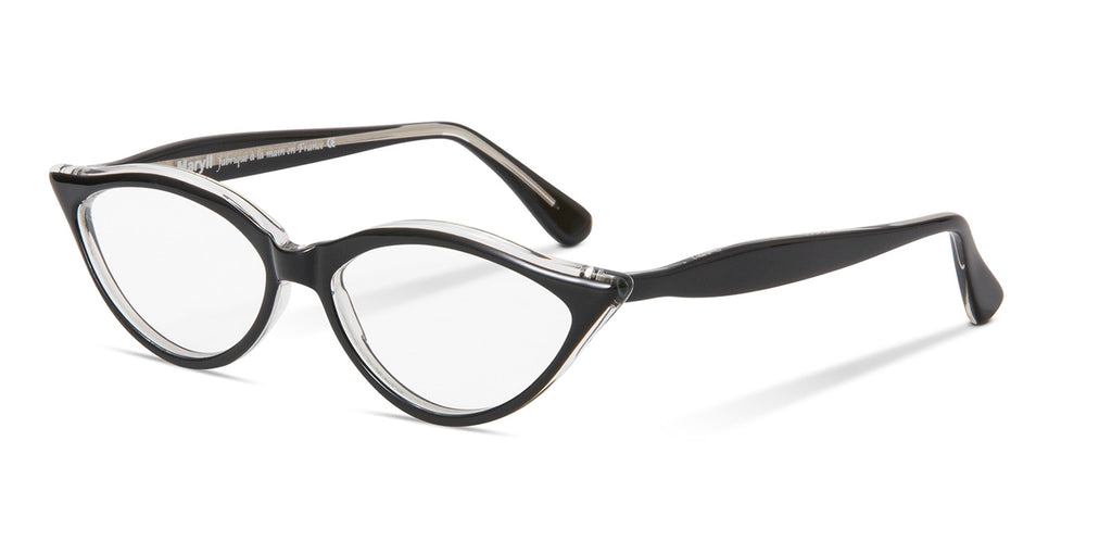 Amelie Black crystal side view