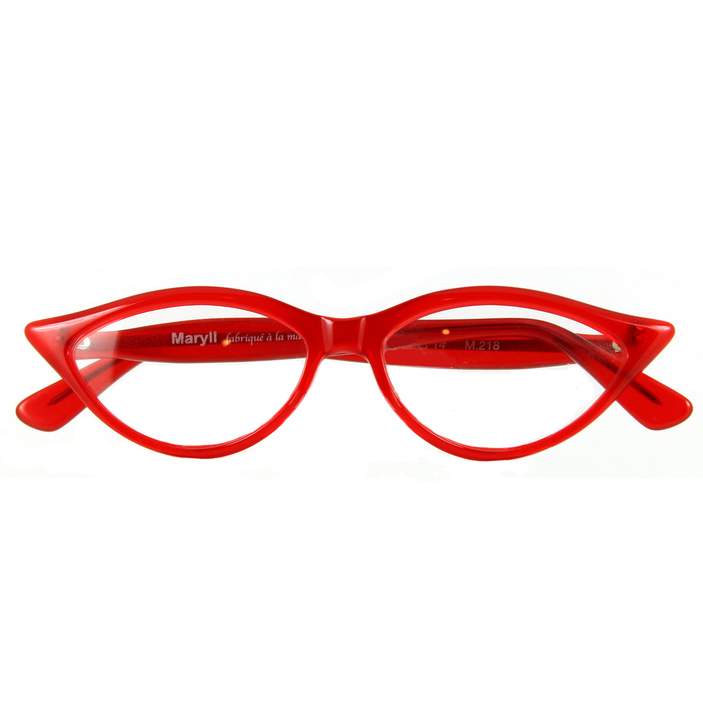 Amelie Red glasses folded