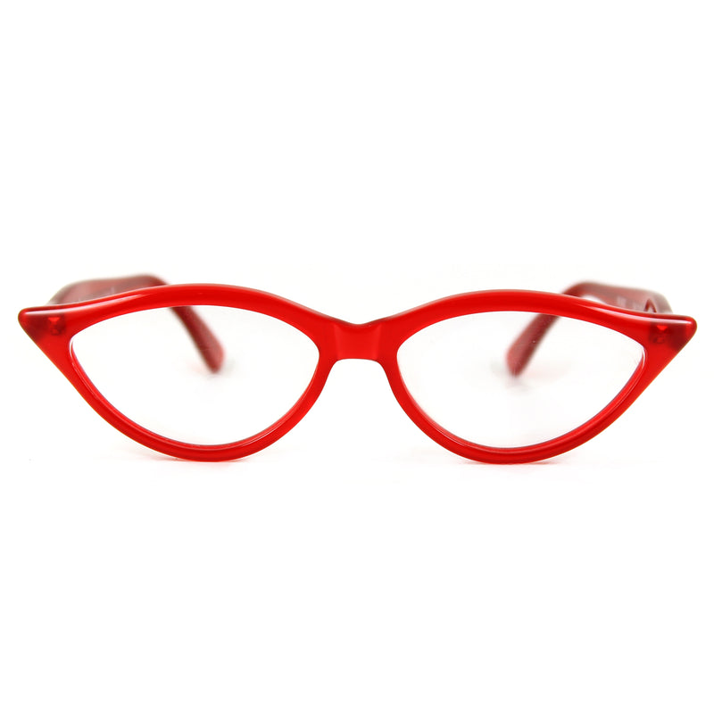 Amelie Red glasses front