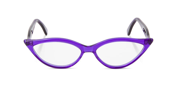 Amelie glasses purple front