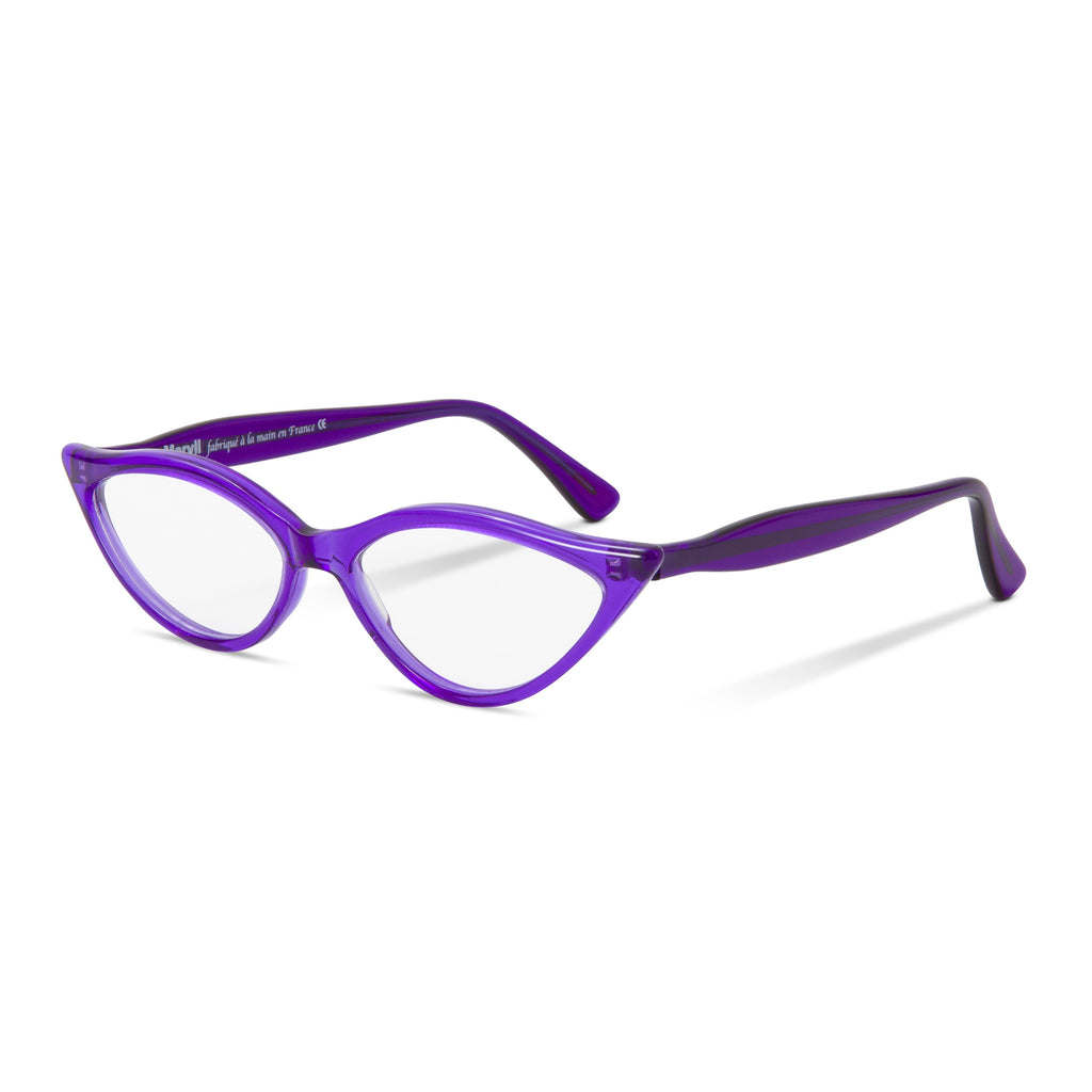 Amelie glasses purple side