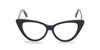 Ava black glasses front
