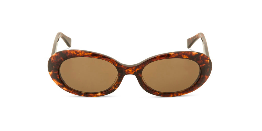 Beat tortoiseshell sunglasses front view