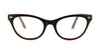 Belle Black / Pink glasses front