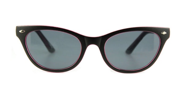 Belle Black / Pink sunglasses front