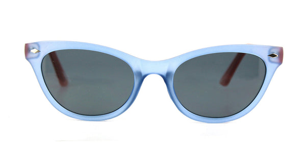 Belle Blue Pink sunglasses font