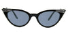 Betty black blue lens front