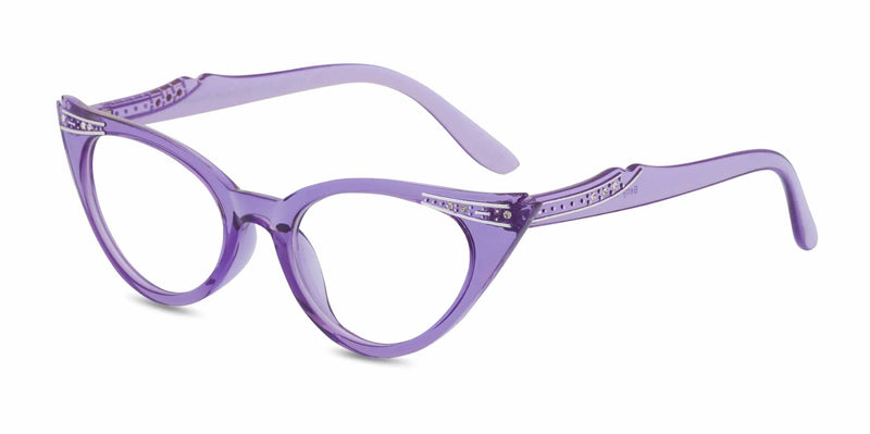 Betty Cat Eye Glasses - Violet