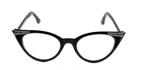 Betty glasses black front
