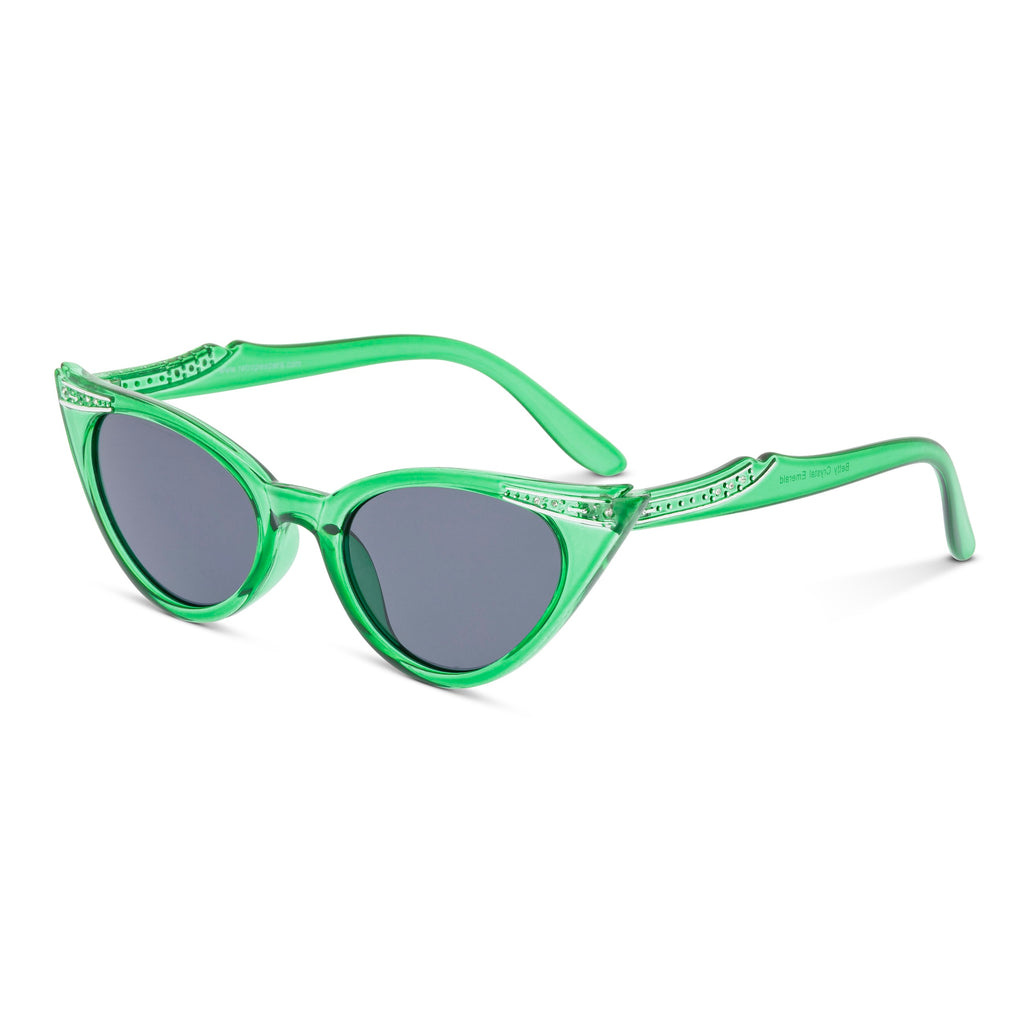 Betty Emerald Sunglasses Side