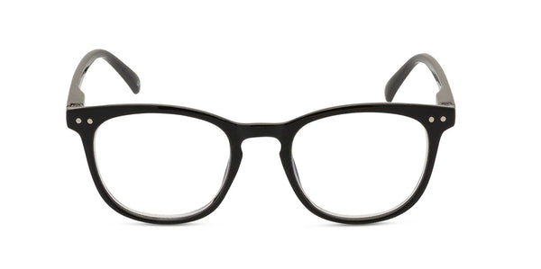 Elliot black glasses front
