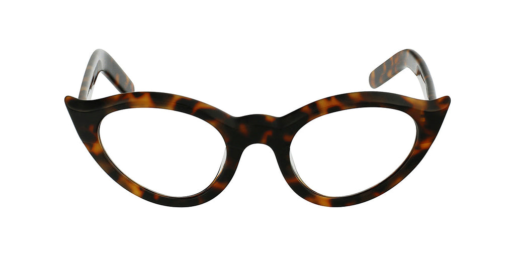 Frida tortoiseshell glasses front