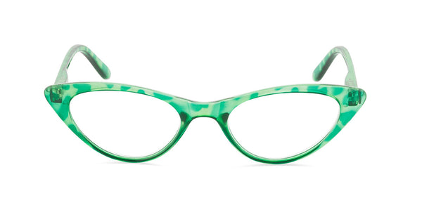 Gidget Emerald Glasses front