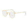 Light and easy to wear panto shape gold frames