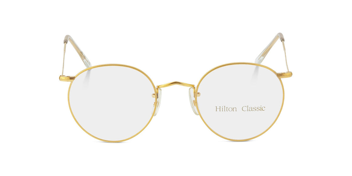 Hilton Classic Panto shape – Real Gold Glasses– Retropeepers