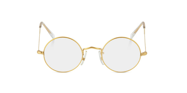 Hilton Round Gold glasses front