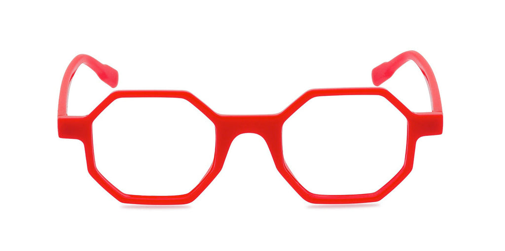 Hexy optical frame red front