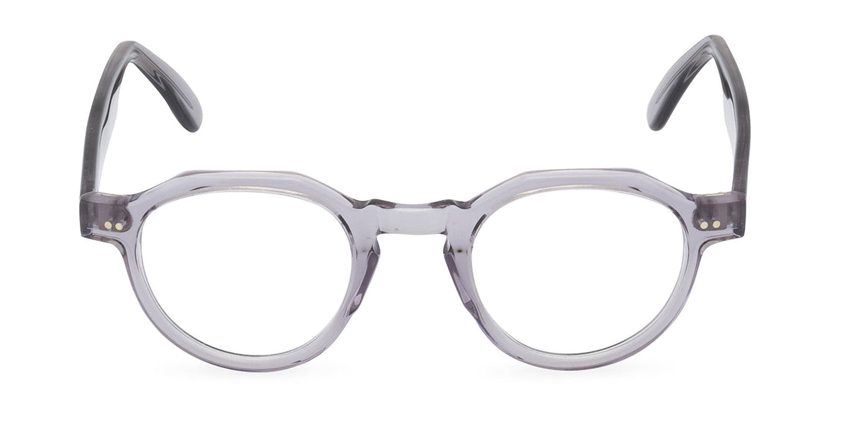 Hugh, 30s retro style mens grey crystal glasses– Retropeepers