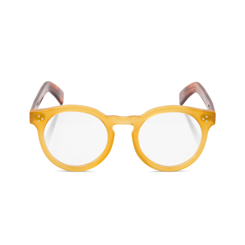 Hokum Round Glasses - Yellow / Amber