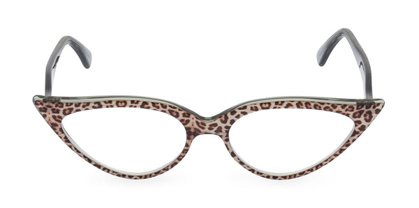 Retropeepers Jeanne Jaguar, 50's style cat eye glasses, front view