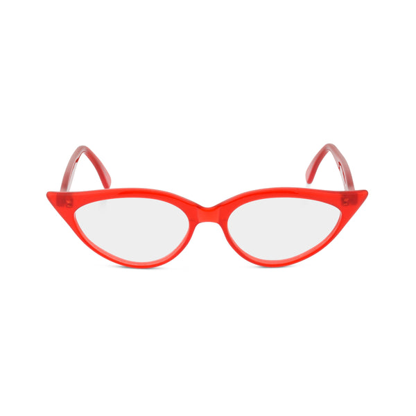 Jeanne red glasses front