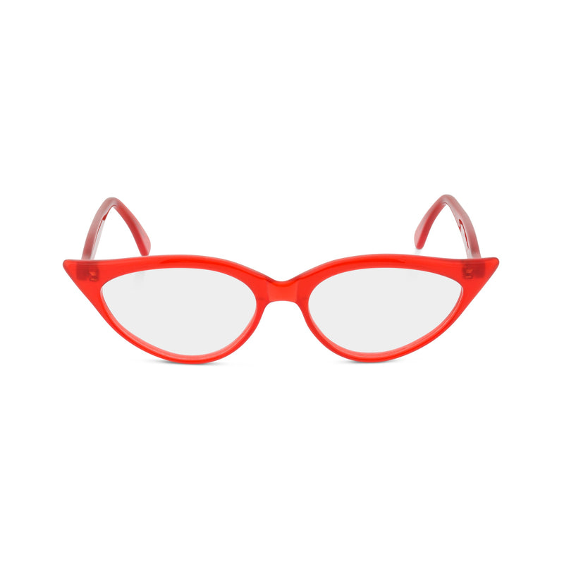Jeanne red glasses front