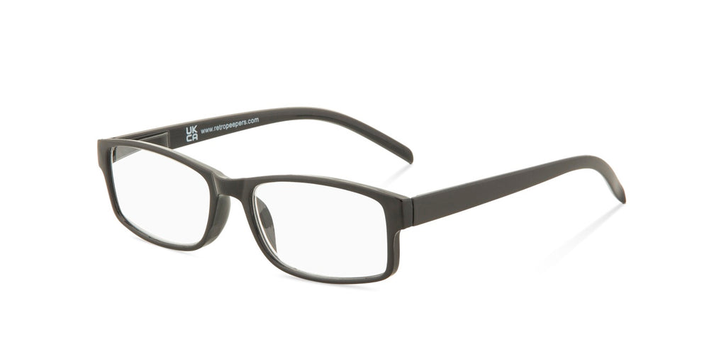 Jordan black glasses side