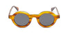 Kit amber round sunglasses front