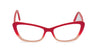 Loren pink glasses front