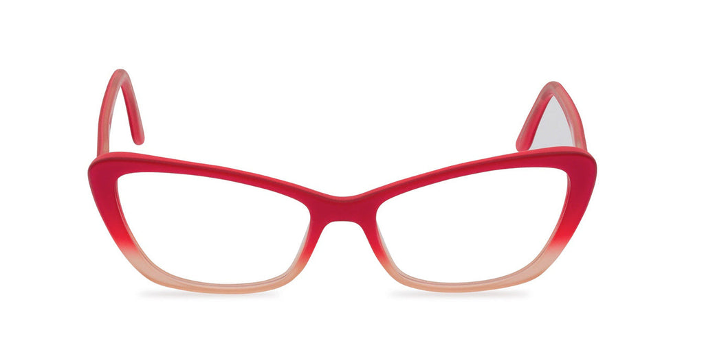 Loren pink glasses front