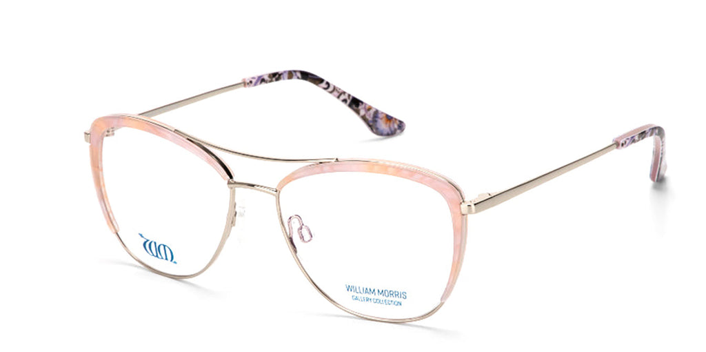 Lodden cateye frame from the William Morris Gallery Collection acetate range. side view