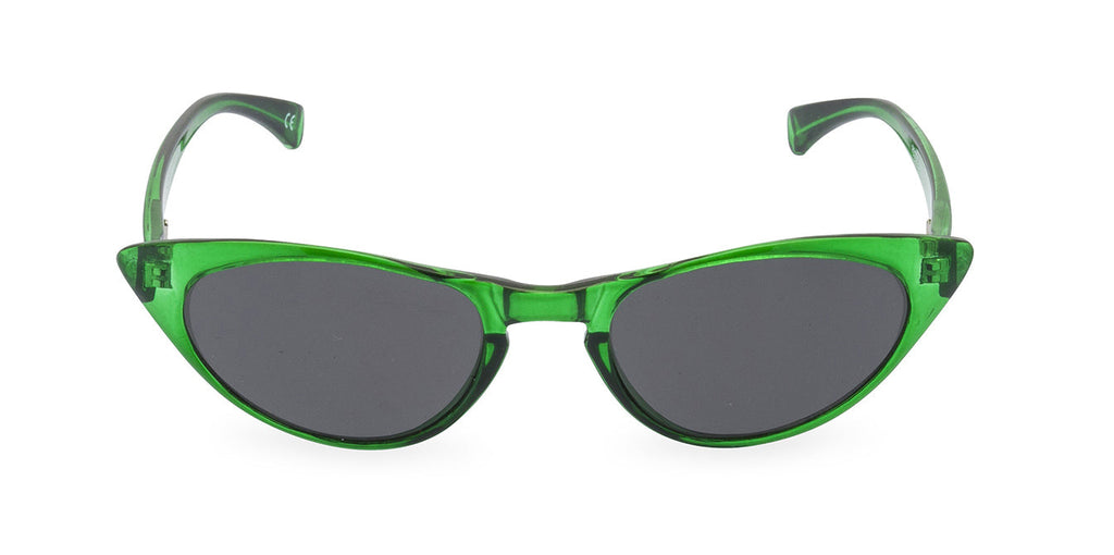 Peggy emerald sunglasses front