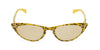 Peggy yellow leopard sunglasses front