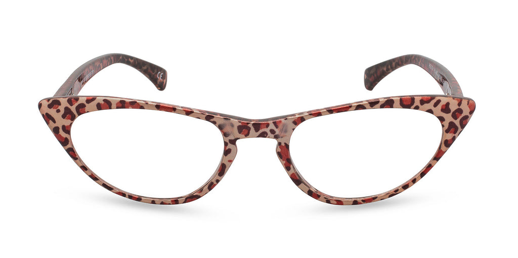 Peggy bronze leopard front