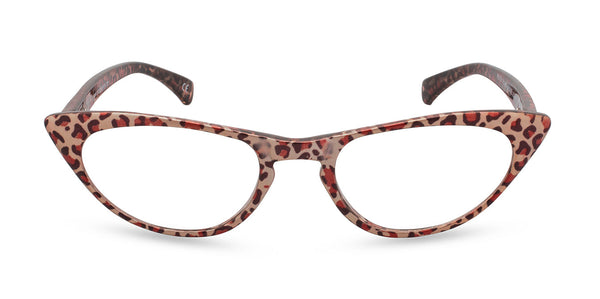 Peggy bronze leopard front
