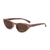 PEGGY BRONZE JAG SIDE VIEW SUNGLASSES