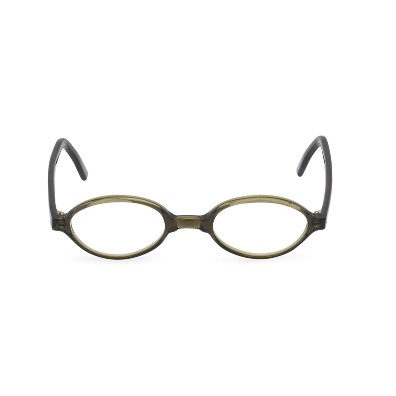 Pepper Oval Glasses - Olive