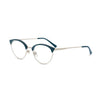 Shirley navy frames side view