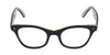 Sophisticat glasses black green front